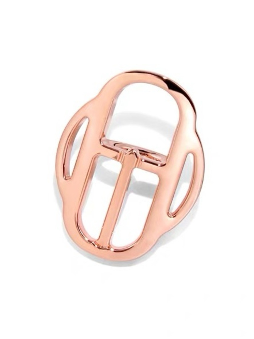 Luxury Rose Gold Twilly Scarf Ring